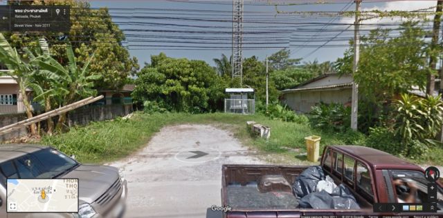 ฿฿฿ ด่วน 16,000 ฿ ที่ดินถมแล้วริมถนน กว้าง15 ม. ใกล้ บขส.2 ถ.เทพกระษัตรี ภูเก็ต