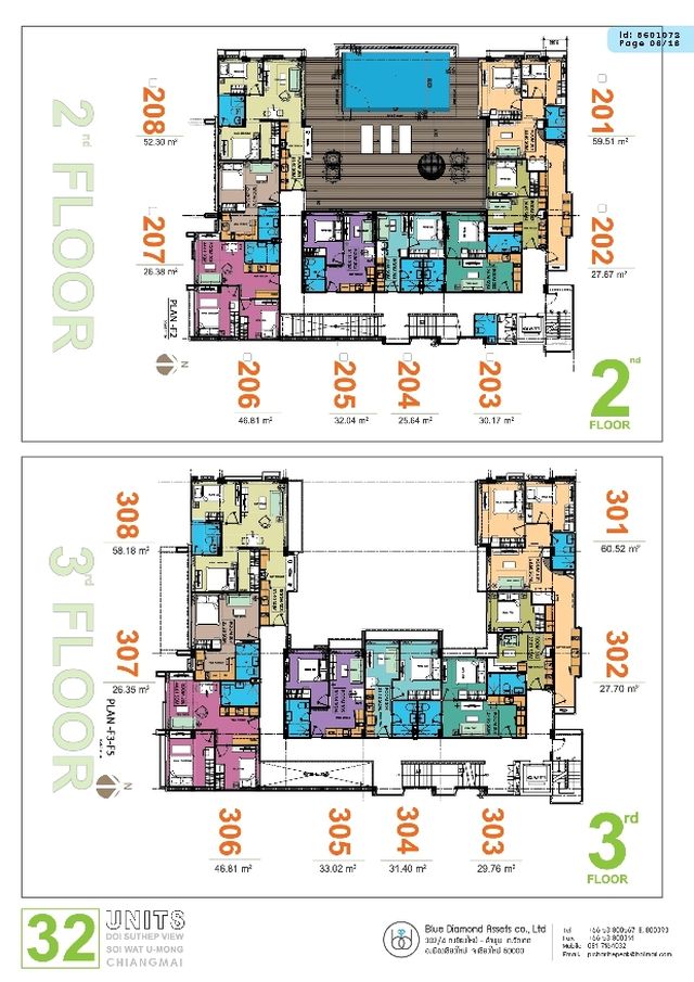 คอนโด ทั้งแท่ง อยู่ระหว่างการก่อสร้าง ชั้นที่ 3 ใบอนุญาตทั้งหมด 5 ชั้น