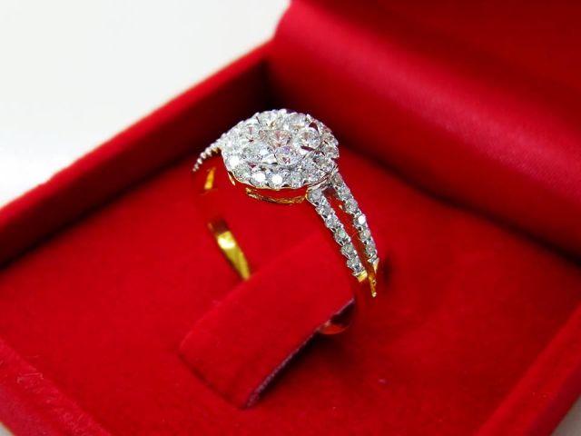 แหวนเพชรแท้ ห้างเพชรกาญจน์