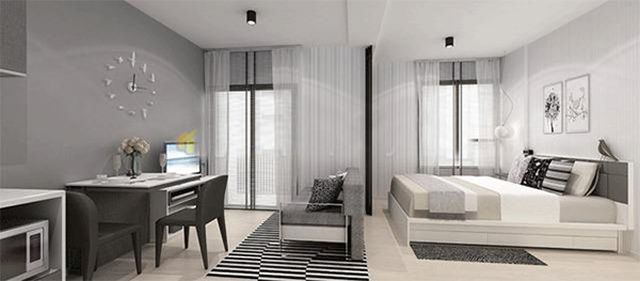 6A110716 ให้เช่าคอนโด Zcape 3  1 ห้องนอน 1 ห้องน้ำ  พื้นที่ 33 ตรม.