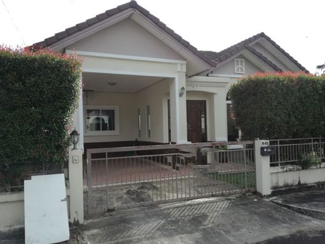 6A40171 ให้เช่าบ้านเดี่ยวชั้นเดียว 2 ห้องนอน 2 ห้องน้ำ พื้นที่ 92 ตรว.