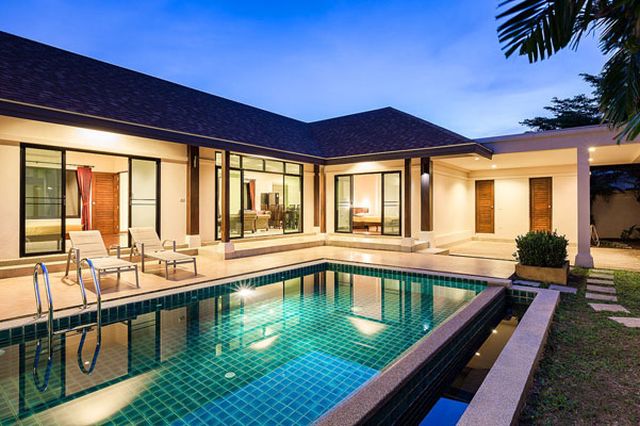 6C80117 บ้านเดี่ยวชั้นเดียว 3 ห้องนอน 4 ห้องน้ำ