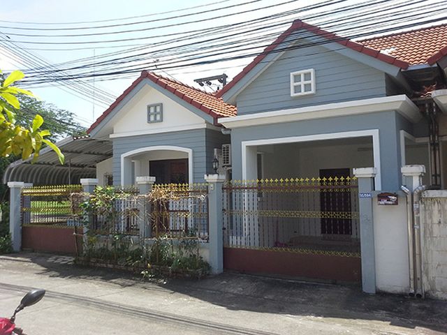 6A90432 ให้เช่าบ้านแฝดชั้นเดียว 3 ห้องนอน 2 ห้องน้ำ พื้นที่  48   ตรว.