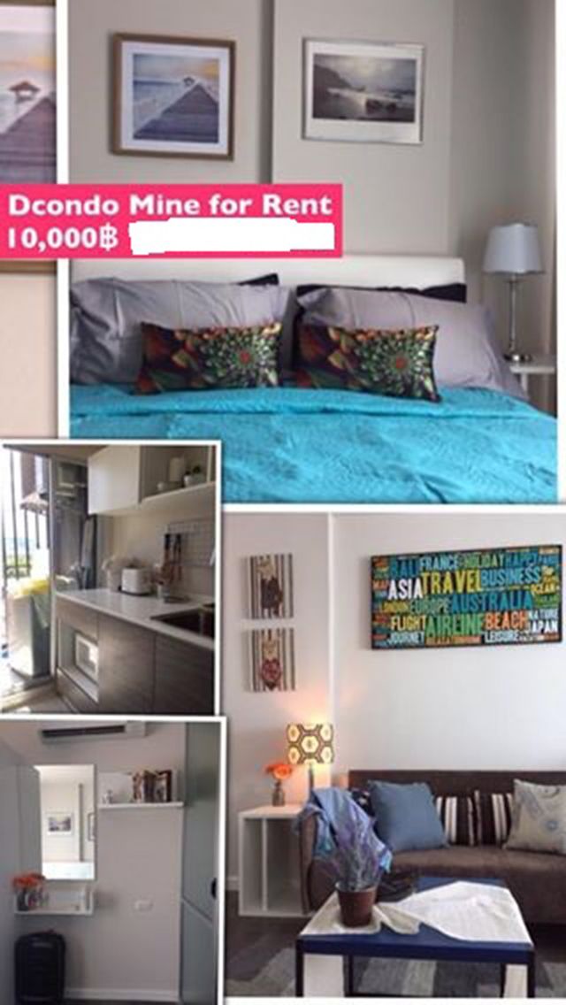 6A110763 ให้เช่าคอนโด dCondo Mine Phuket 1 ห้องนอน 1 ห้องน้ำ  พื้นที่ 30 ตรม.