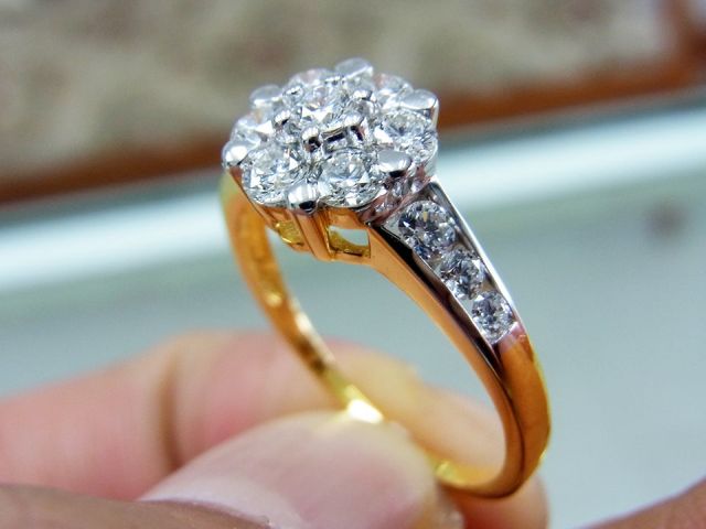แหวนเพชรแท้ แหวนแต่งงาน ห้างเพชรกาญจน์ ราคาส่ง