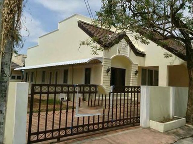 6A80303 ให้เช่าบ้านแฝดชั้นเดียว 2 ห้องนอน 1 ห้องน้ำ พื้นที่ 55 ตรว.