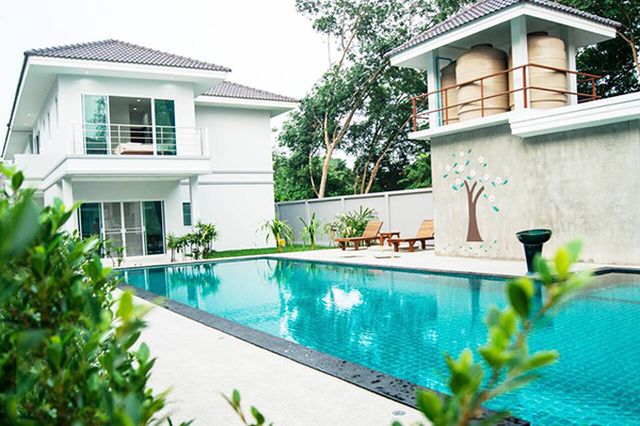 6A90544 ให้เช่าบ้านเดี่ยว 2 ชั้น 2 ห้องนอน 3 ห้องน้ำ พื้นที่ 32 ตรว.