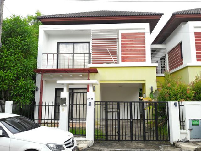 6A110917 ให้เช่าบ้านเดี่ยวสองชั้นหรูหรามาก 3 ห้องนอน 3 ห้องน้ำ พื้นที่ 45 ตรว.