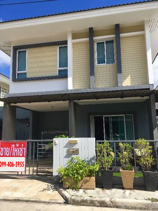 6A111029 ให้เช่าบ้านแฝดสองชั้น 3 ห้องนอน 2 ห้องน้ำ พื้นที่ 35 ตรว.