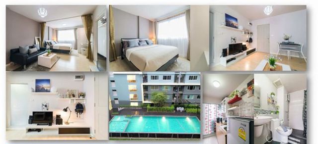 6A111036 ให้เช่าคอนโด Dcondo กะทู้  1 ห้องนอน 1 ห้องน้ำ ราคา 8,000บาทต่อเดือน