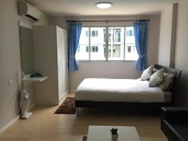 6A111152 ให้เช่าคอนโดในโครงการวิวสระว่ายน้ำพร้อมเฟอร์นิเจอร์ครบ เดือนละ 7,500 บ.