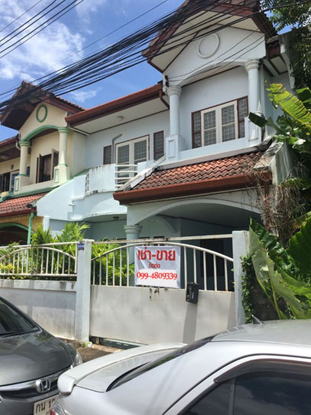 6A100822 ให้เช่าบ้านแฝดสองชั้น 28ตรว. 2ห้องนอน 2ห้องน้ำ