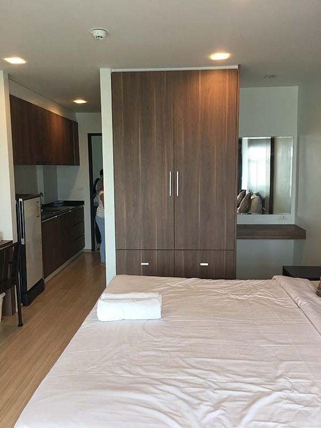 6A40263 ให้เช่าคอนโด The Nice Condotal 1 ห้องนอน 1 ห้องน้ำ  พื้นที่ 30 ตรม.