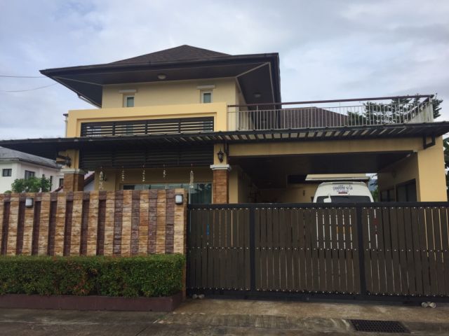 ขายบ้านเดี่ยว2ชั้น 4 ห้องนอน ภายในตกแต่งอย่างดี มีระบบความปลอดภัย ตำบลกะทู้