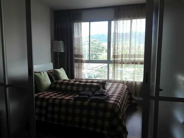 6A111189 ให้เช่าคอนโดกรีกห้องมุม 1ห้องนอน 1ห้องน้ำ ราคา 9000บาทต่อเดือน