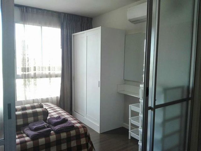 6A111189 ให้เช่าคอนโดกรีกห้องมุม 1ห้องนอน 1ห้องน้ำ ราคา 9000บาทต่อเดือน