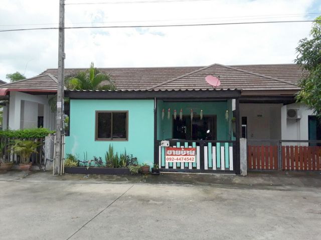 ขายทาวน์เฮาส์ชั้นเดียวสภาพดีมาก โครงการศรีสุชาติ 5 ลักกงษี เมืองภูเก็ต