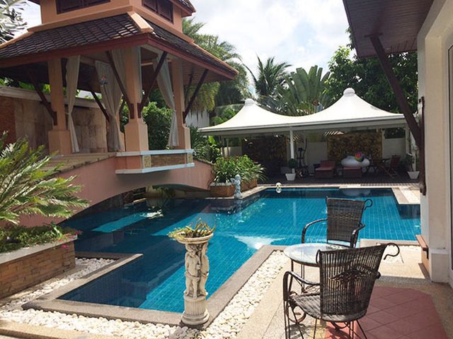 6A50154 ให้เช่า Pool villa 4 ห้องนอน 5 ห้องน้ำ พื้นที่ 150 ตรว.