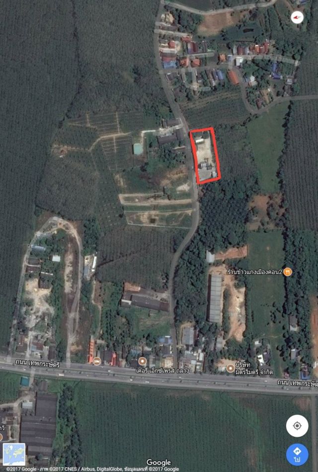 ขายที่ดิน ทางเข้าโรงแรมธัญญปุระ