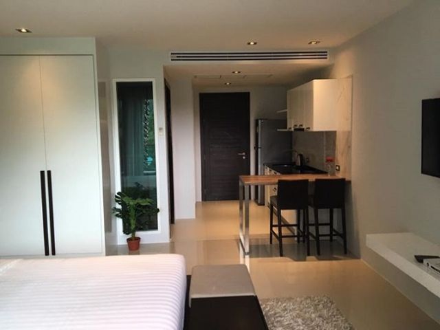 6A60107 ให้เช่าคอนโดมิเนียม ชั้น 5 มี 1 ห้องนอน 1 ห้องน้ำ เนื้อที่ 38 ตรม.