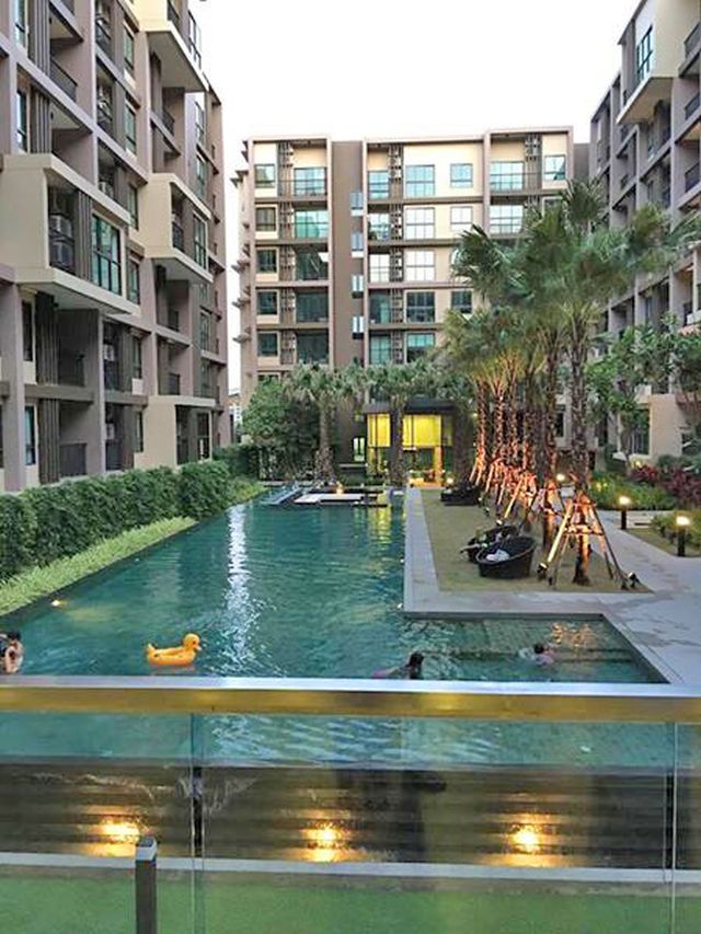 6A111284 ให้เช่าคอนโดย่านเศรษฐกิจ วิวเมือง พื้นที่ 28 ตรม. เฟอร์นิเจอร์ครบครัน