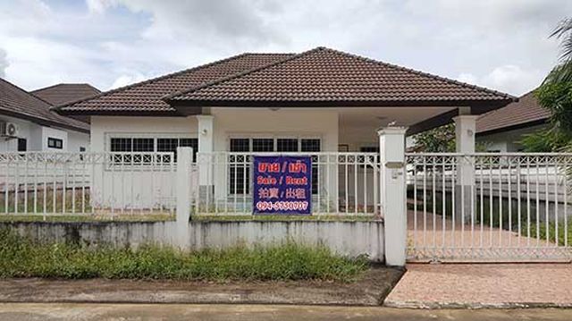 6A40132 ให้เช่าบ้านเดี่ยวชั้นเดียว 3 ห้องนอน 2 ห้องน้ำ พื้นที่ 80 ตร.ว.