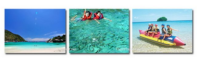 ทัวร์เกาะเฮ เกาะราชา เรือเร็ว