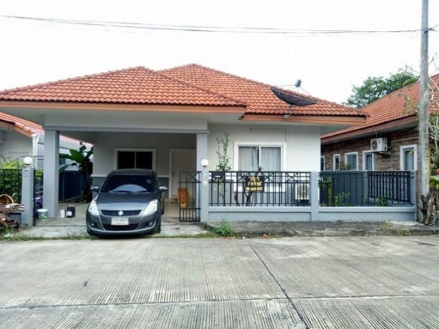 6A120411 ให้เช่าบ้านเดี่ยวชั้นเดียว 2 ห้องนอน 2 ห้องน้ำ พื้นที่ 34 ตรว.