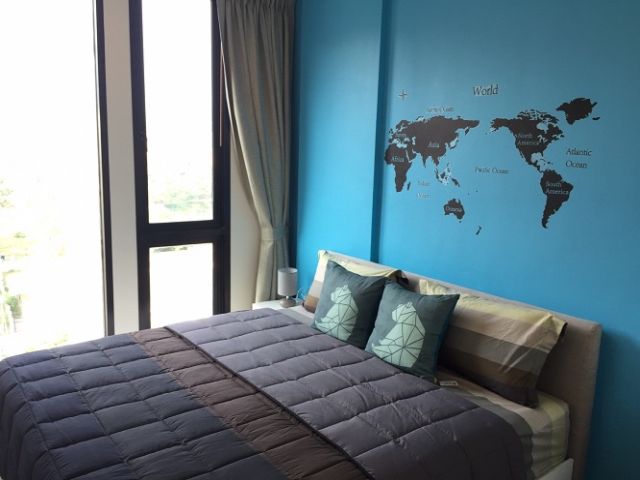 6A101034 ให้เช่าคอนโด The Base uptown ชั้น 7 มี 1 ห้องนอน 1 ห้องน้ำ