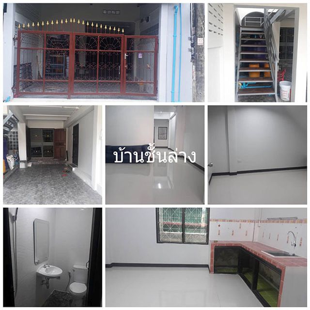 6A101045 ให้เช่าทาวน์เฮ้าส์สองชั้น 3ห้องนอน 2ห้องน้ำ พื้นที่ 28 ตรว.