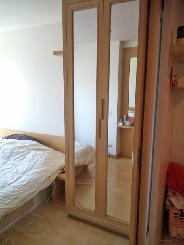 6A101047 ให้เช่าคอนโดราคาถูก เฟอร์นิเจอร์ครบ เดือนละ 7,000 บ.