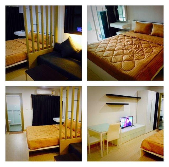 6A101055 ให้เช่าคอนโดมิเนียม ชั้น 7 มี 1 ห้องนอน 1 ห้องน้ำ เนื้อที่ 32.8 ตรม.