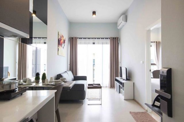 6A111426 ให้เช่าคอนโดมิเนียม ชั้น 8 มี 1 ห้องนอน 1 ห้องน้ำ เนื้อที่ 35 ตรม.