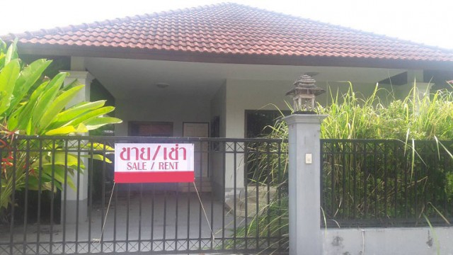 6A120457 ให้เช่าบ้านเดี่ยวชั้นเดียว 3 ห้องนอน 2 ห้องน้ำ พื้นที่ 60 ตรว.