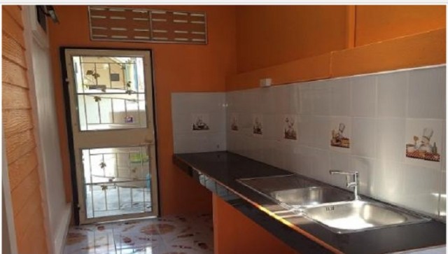 6A90814 ให้เช่าบ้านแฝดชั้นเดียว 2 ห้องนอน 2 ห้องน้ำ พื้นที่ 43 ตรว.