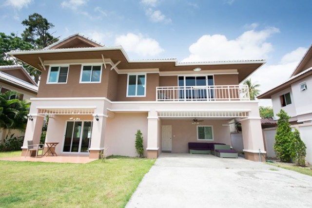 6A120459 บ้านเช่า ให้เช่าบ้านเดี่ยวสองชั้น 4 ห้องนอน 3 ห้องน้ำ