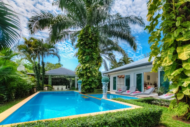 6A40317 ให้เช่าพลูวิลล่าสุดหรูหรามีระดับ ตกแต่งสวย บรรยากาศดี.