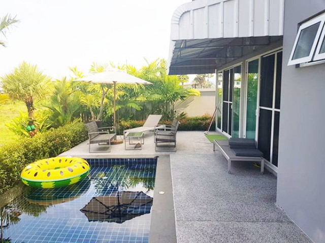 6A40318 ให้เช่า Pool villa 3 ห้องนอน 2 ห้องน้ำ พื้นที่ 80 ตรว.