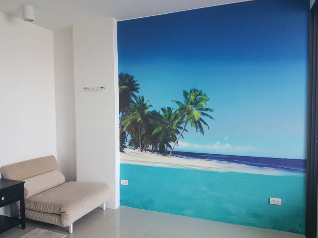 6A101105 ให้เช่าคอนโด วิวสระ 1 ห้องนอน 1 ห้องน้ำ เฟอร์นิเจอร์ครบครัน