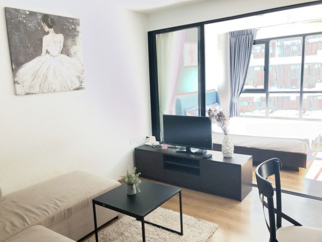 6A101120 ให้เช่าคอนโดย่านเศรษฐกิจ วิวเมือง พื้นที่ 30 ตรม. เฟอร์นิเจอร์ครบครัน