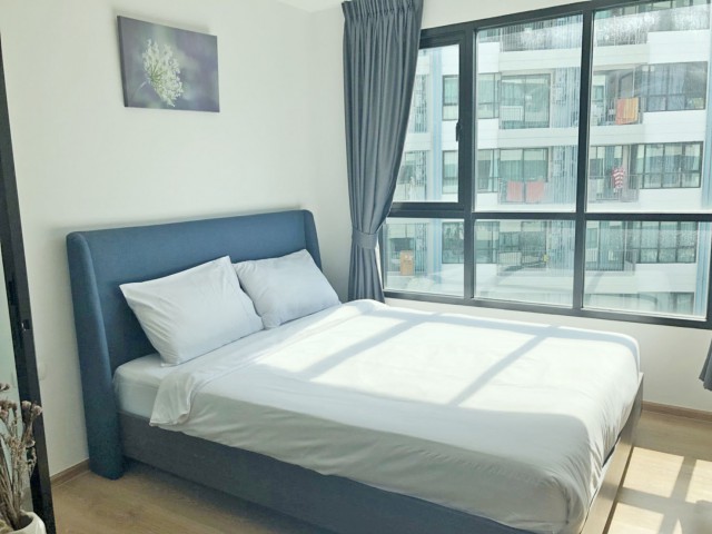 6A101120 ให้เช่าคอนโดย่านเศรษฐกิจ วิวเมือง พื้นที่ 30 ตรม. เฟอร์นิเจอร์ครบครัน