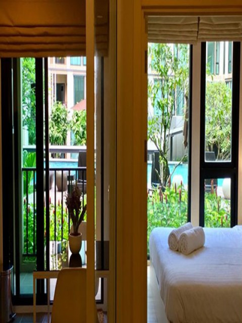 6A101144 ให้เช่าคอนโด 1 ห้องนอน 1 ห้องน้ำ ราคา 13,000 บาทต่อเดือน