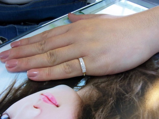 แหวนเพชรแท้ ห้างเพชรกาญจน์ มีหน้าร้าน