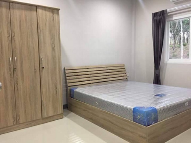 TL-0001 -บ้านเดี่ยวชั้นเดียวให้เช่า มี 2 ห้องนอน 2 ห้องน้ำ 1 ห้องครัว