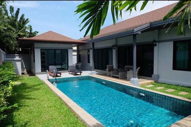 RW-0002 -พลูวิลล่าให้เช่าน่าอยู่ บรรยากาศดี มี 3 ห้องนอน 4 ห้องน้ำ