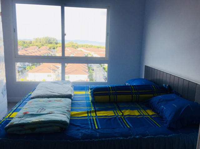 MT-0022 -คอนโดเช่าศุภาลัยลากูน วิวหมู่บ้านมี 1 ห้องนอน 1 ห้องน้ำ 1 ห้องครัว