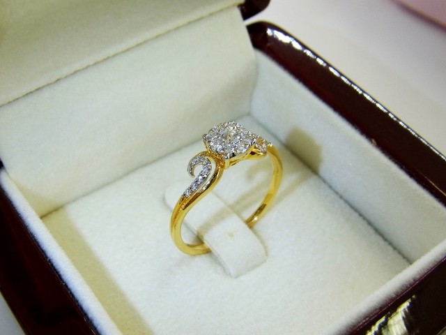 แหวนเพชรแท้ ห้างเพชรกาญจน์ มีหน้าร้าน