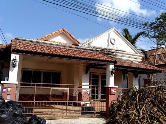 TL-0007 -บ้านเดี่ยวชั้นเดียวให้เช่า มี 2 ห้องนอน 2 ห้องน้ำ 1 ห้องครัว