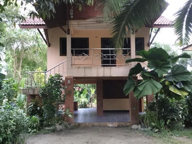 รหัส 6A90875 ให้เช่าบ้านเดี่ยวสองชั้น 1 ห้องนอน 1 ห้องน้ำ 1 ห้องครัว 1 ที่จอดรถ