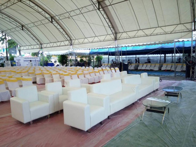 ให้เช่าแอร์ โต๊ะเหลี่ยม เก้าอี้ พัดลมไอน้ำ พัดลมไอเย็น เต็นท์ โทร 0628123629